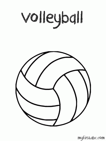 volleyballs Colouring Pages (page 2)