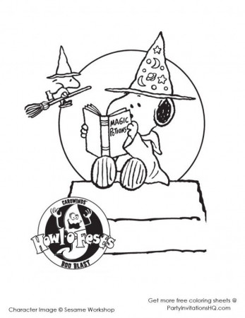 Latest Snoopy Halloween Coloring Pages Hd | ViolasGallery.