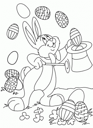 Cartoon: Download Easter Bunny Coloring Pages Picture, ~ Coloring 