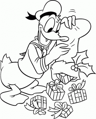Coloring Pages Online: Donald Duck Coloring Pages