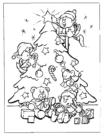 Christmas Tree Coloring Pages - Picture 14 – Christmas Tree 