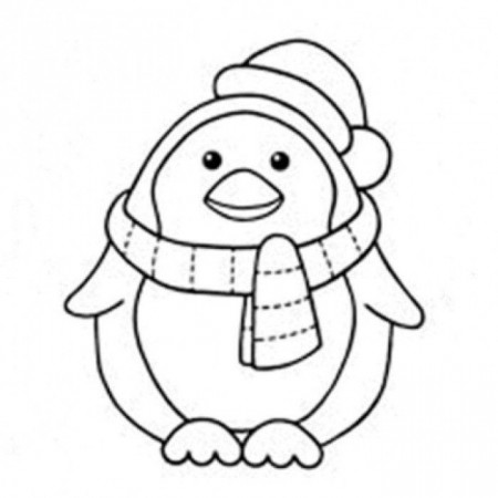 P For Penguin Coloring Page | Kids Coloring Page