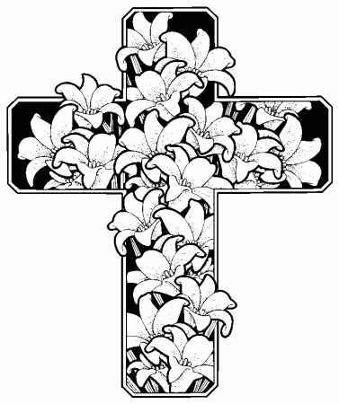 Printable Christian Easter Colouring Pages