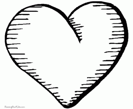 Child Valentine Coloring Pages - 006