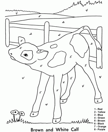 Color By Number Printables For Kids | Free coloring pages