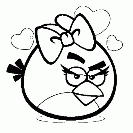 Angry Birds Coloring Pages (4) - Coloring Kids