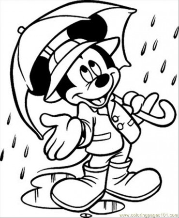 Free Mickey Mouse Birthday Coloring Pages