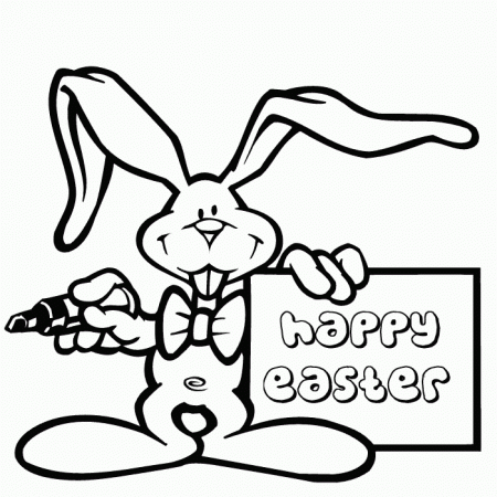 Happy Bunny Coloring Pages - Free Printable Coloring Pages | Free 