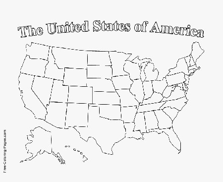 US Map coloring pages | teaching ideas
