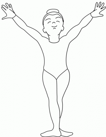 e gymnastics Colouring Pages (page 3)