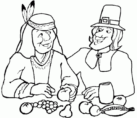 Thanksgiving Coloring Pages (5) - Coloring Kids