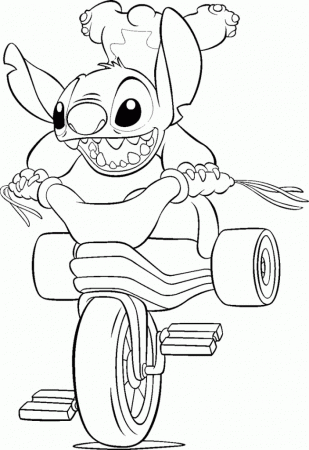 lilo and stitch coloring page featuring aka experiment