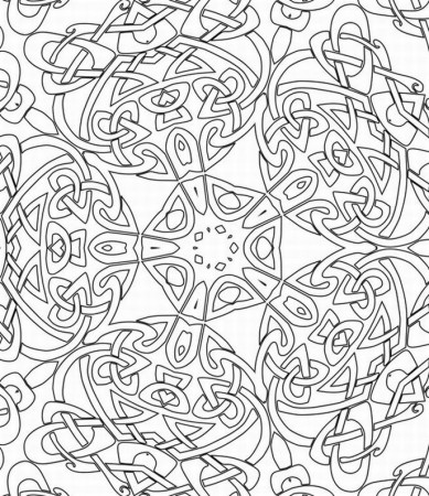 Free Printable Abstract Coloring Pages For Adults