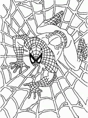 Spiderman coloring pages and printouts – free