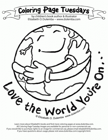 Earth Day Coloring Pages coloring pages of earth day – Kids 