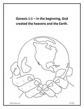 Bible Memory Verse Coloring Sheet | faith for kids