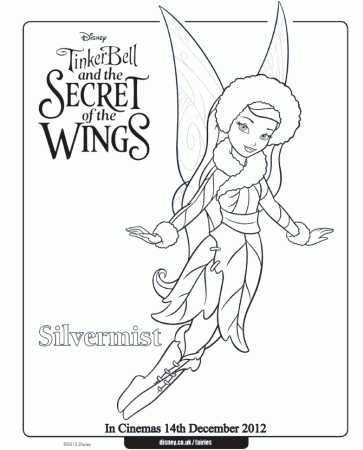 TinkerBell coloring pages - Silvermist