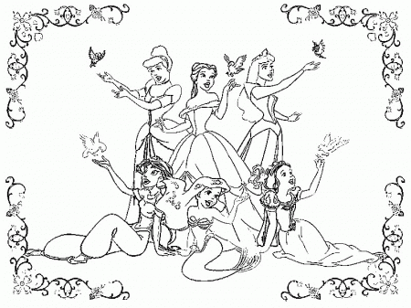 Search Results » All Disney Princess Coloring Pages