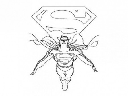 Superman Coloring Pages Free Kids Superman Coloring Page 680 