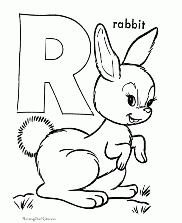 Kid Printable Coloring Page for Easter - 008