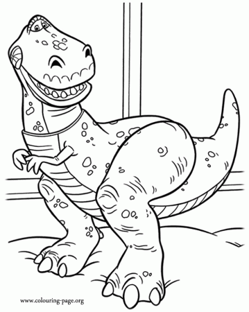 Toy Story - Rex coloring page