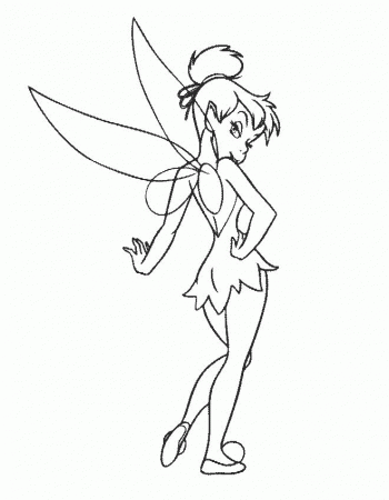 Tinkerbell Coloring Sheets