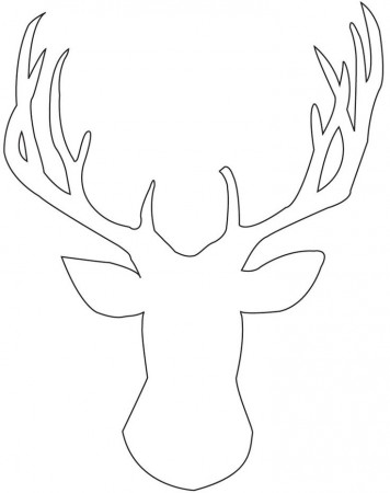 Pix For > Reindeer Cut Out Pattern