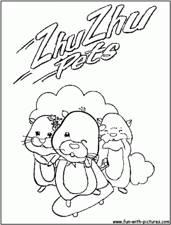 Zhu Zhu Pets Coloring Pages Pets For UPets For U 97823 Pets 
