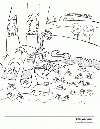 pied piper Colouring Pages