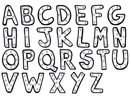 Alphabet Coloring Pages - Free Coloring Pages For KidsFree 
