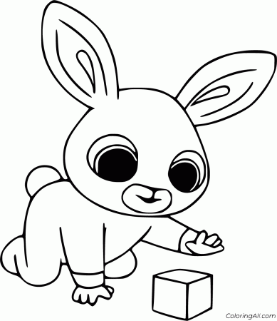 Bing Bunny Coloring Pages - ColoringAll