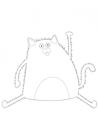 Splat The Cat Coloring Pages - 2 Free Coloring Sheets (2020) | Cat coloring  page, Free coloring sheets, Free coloring