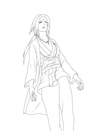 Tsunade Coloring Pages - Printable Coloring Pages