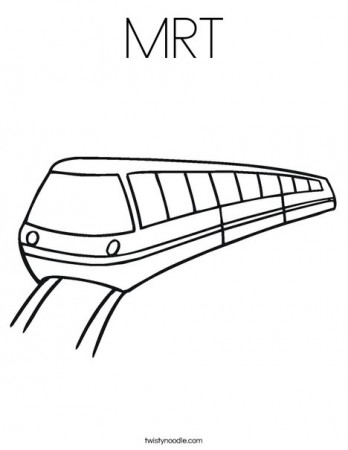 MRT Coloring Page - Twisty Noodle