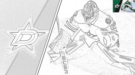 Jake Oettinger coloring page | Star coloring pages, Coloring pages, Nhl  wallpaper
