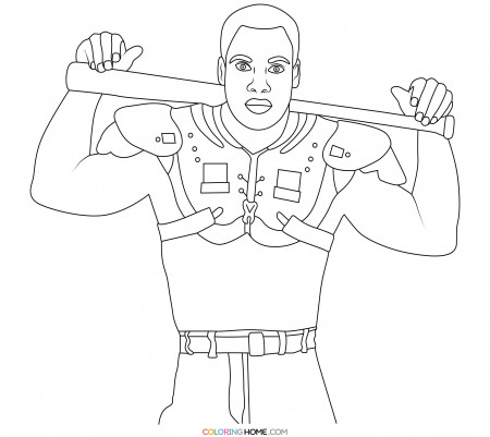 Bo Jackson coloring page