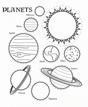 Of Planets - Coloring Pages for Kids and for Adults