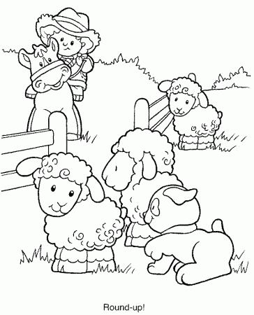 Farm For Kids - Coloring Pages for Kids and for Adults