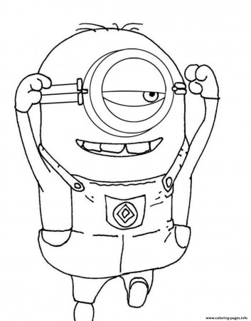 Print despicable me s minion for kids freedab4 Coloring pages