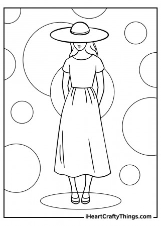 Fashion Coloring Pages (Updated 2023)