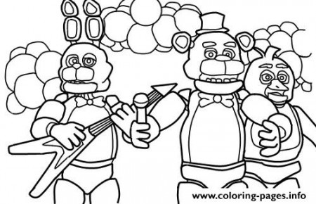 Five Nights At Freddy's Coloring Pages Collection - Whitesbelfast.com