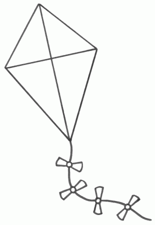 Kite Coloring Pages | Kites ...