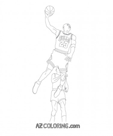 Michael Jordan Coloring Page