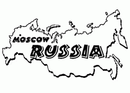 Printable map-of-russia-coloring-page - Coloringpagebook.com