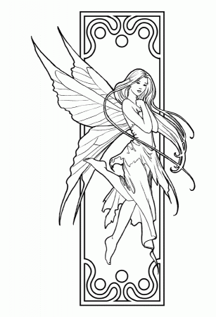 fairy coloring pages printable 6. detailed fairy coloring pages ...