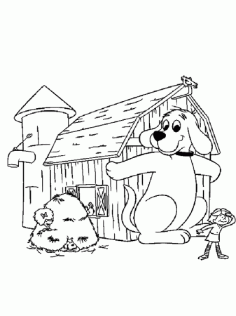 Coloring Page - Clifford coloring pages 26