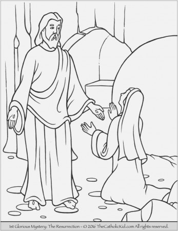Easterection Coloring Page For Kids Lds Preschool Activities Empty Tomb  Resurrection Image Inspirations – mascaramirthmayhem