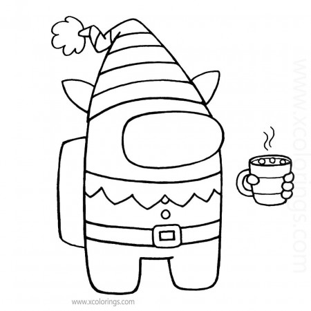 Drawing Among Us Coloring Pages Impostor / How do you like my hat?