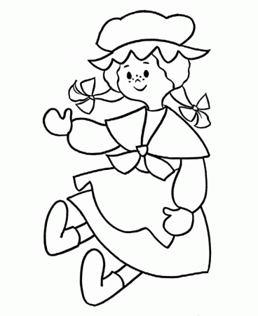 Doll Coloring Pages Printable - High Quality Coloring Pages