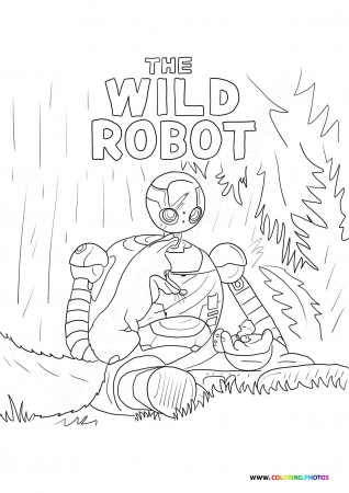 The Wild Robot coloring pages